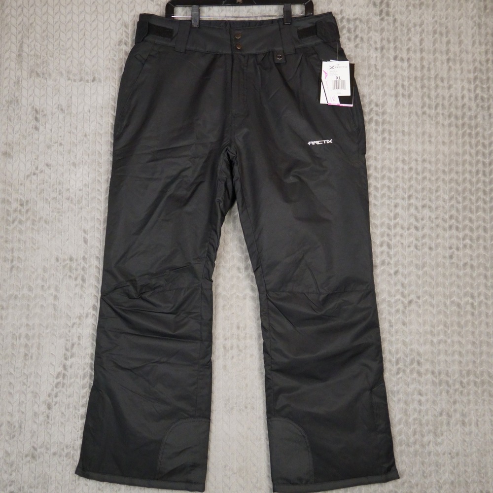 Arctix Snow Pants Women XL Black Insulated Winter Ski Regular Fit